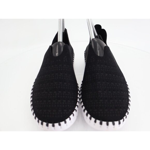 Ilse Jacobsen Tulip Flat Sz 39 9 Slip On Black perforated Sneaker - Picture 4 of 13
